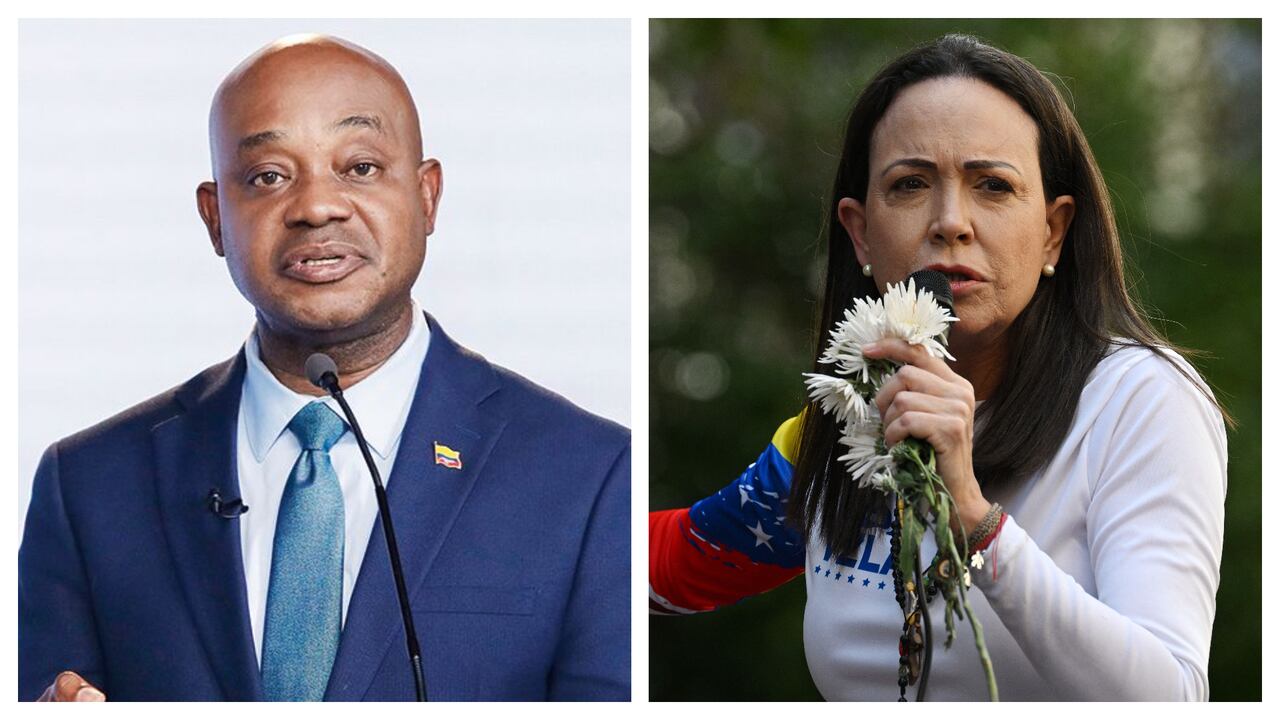 Luis Gilberto Murillo y María Corina Machado.