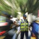 Guardas de transito, se toman las calles de Cali durante operativos para el Halloween.
Foto: Jorge Orozco / El País