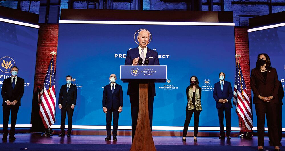 Al igual que Biden, muchos de los miembros de su gabinete sirvieron de segundos en el Gobierno de Barack Obama.