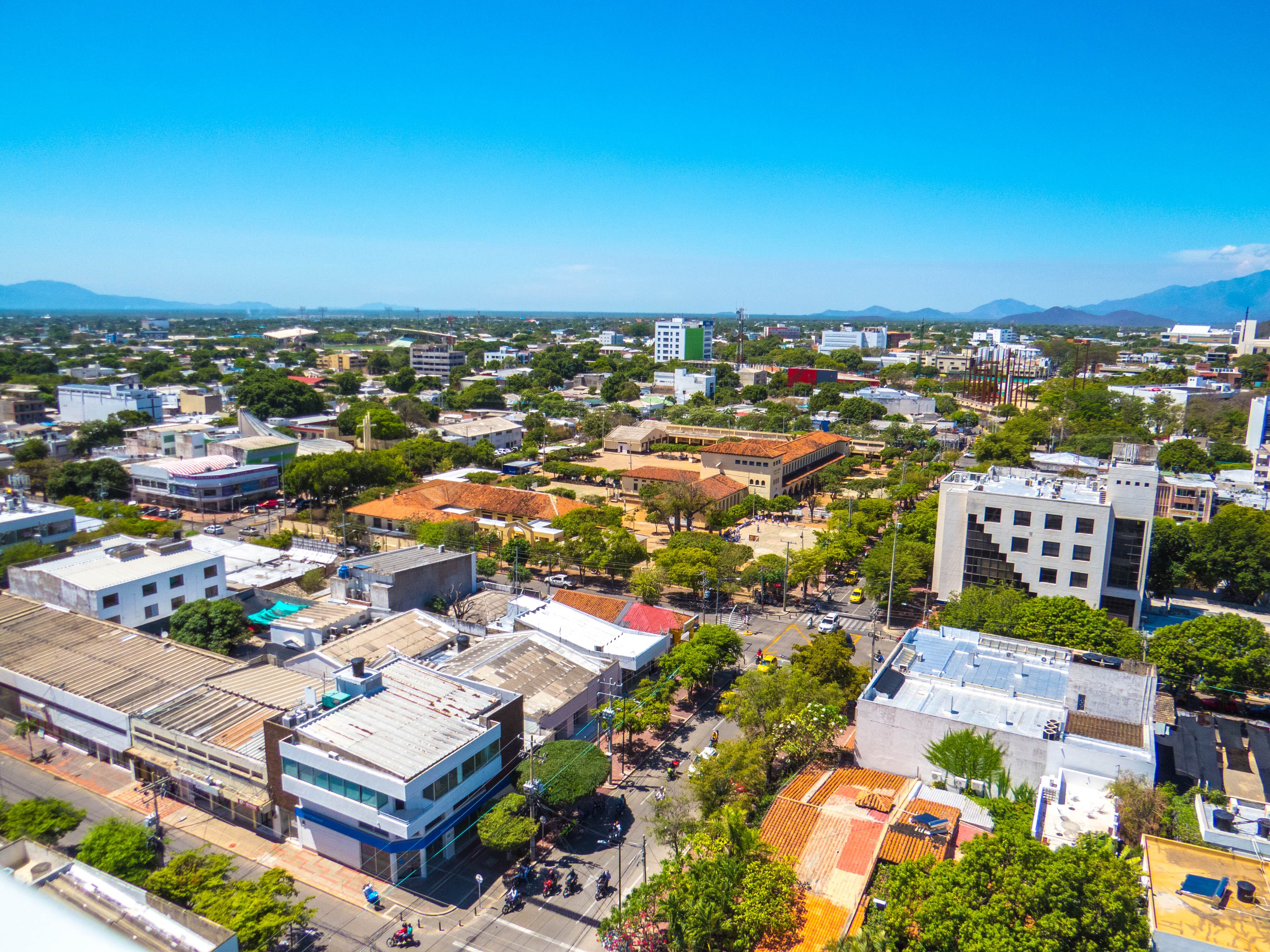 Vista aérea de Valledupar.