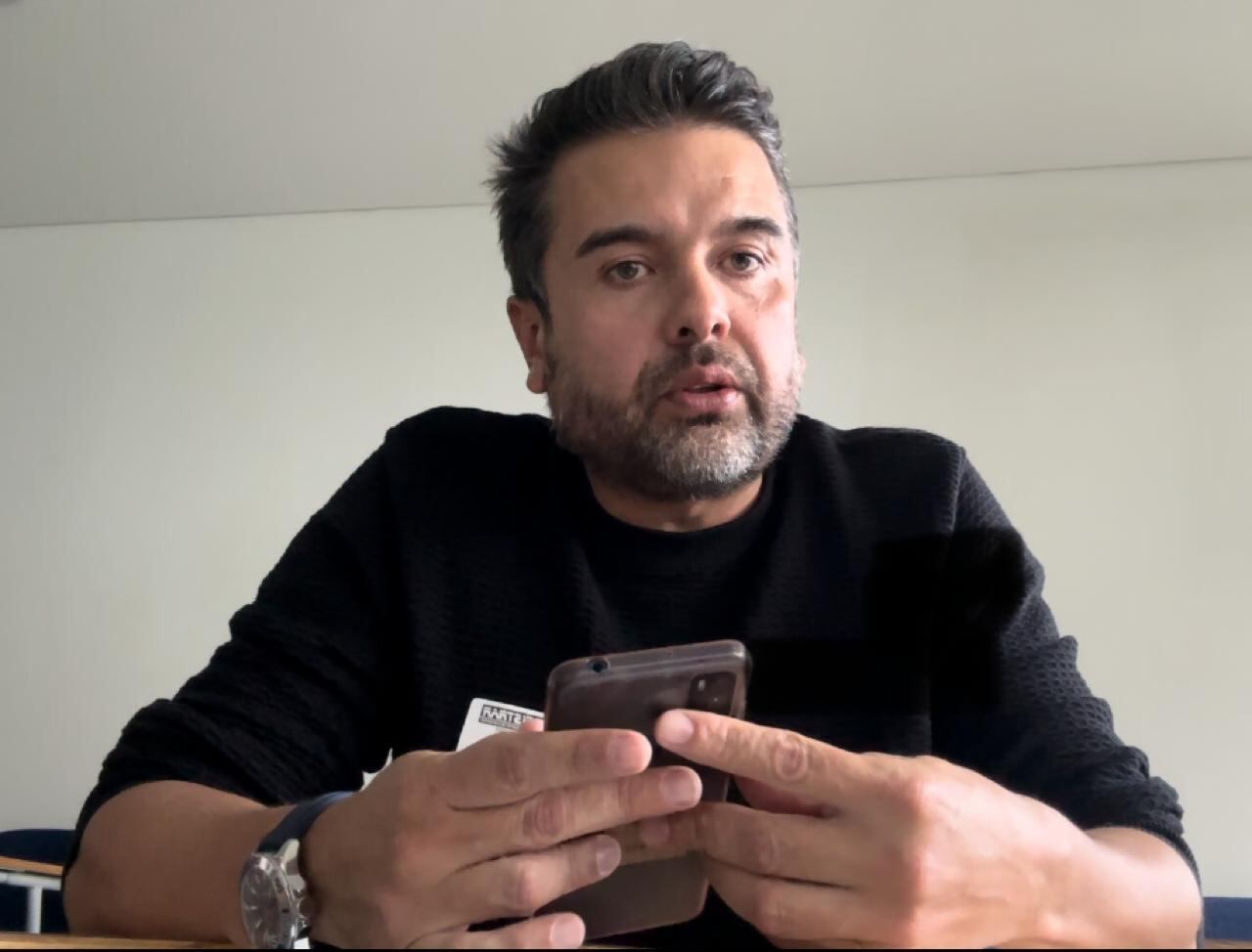 Yesid Barragán, funcionario de carrera de la UNP y presidente del sindicato de funcionarios de planta