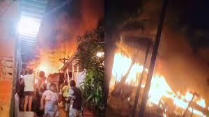 Incendio en Cartagena.