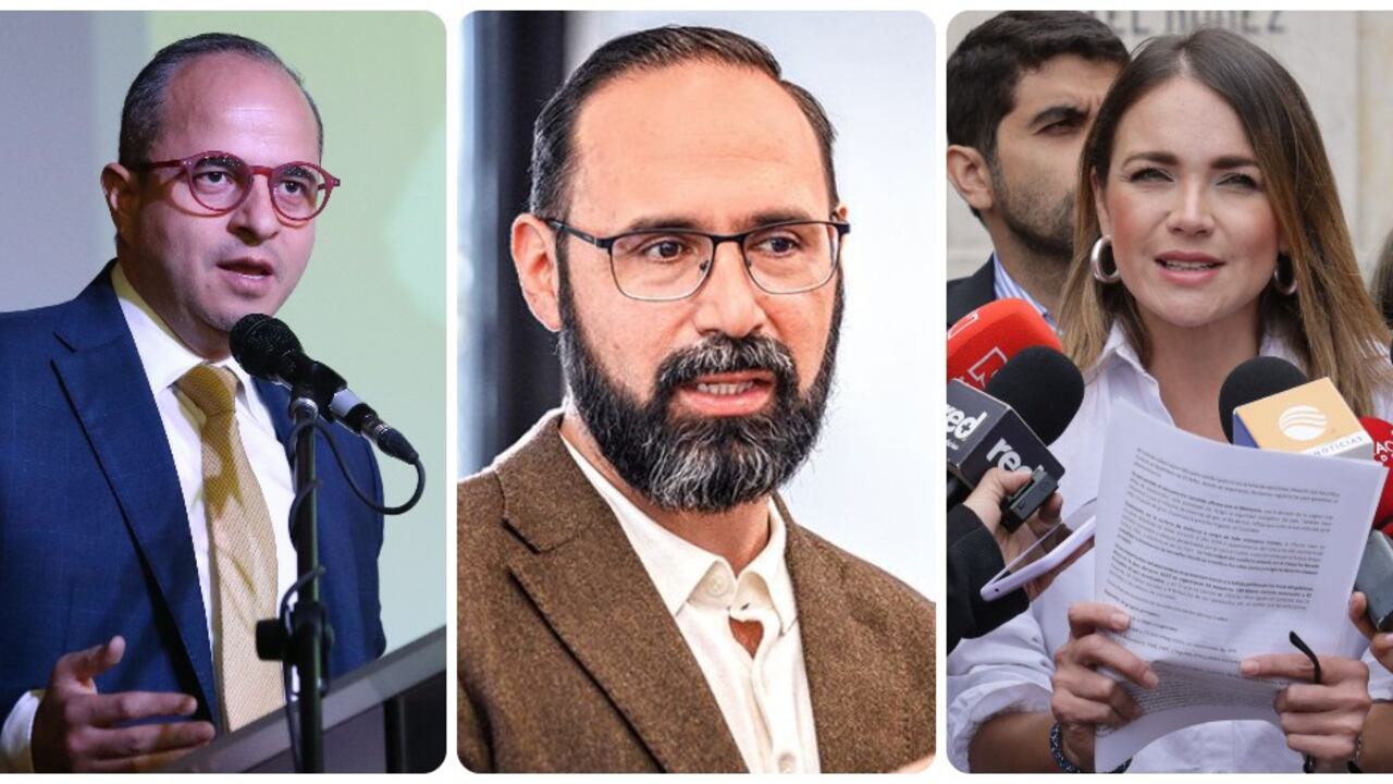 Juan Espinal, Andrés Camacho, Carolina Arbeláez.