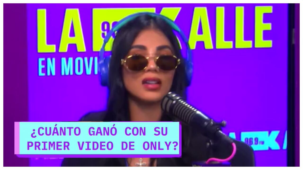 Karina García reveló el alta suma de dinero que ganó en un mes en OnlyFans.