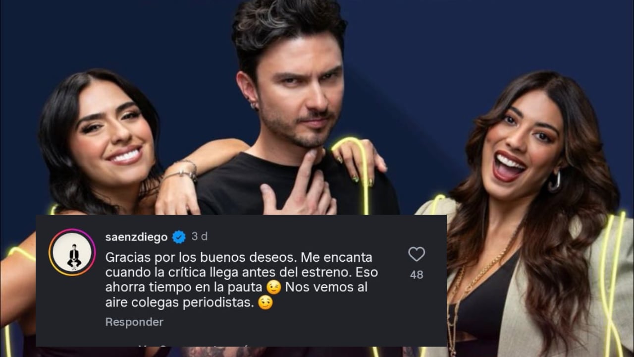 Diego Sáenz le respondió a Ariel Osorio.