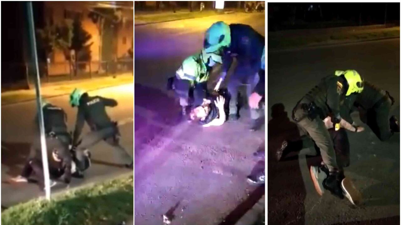 Abuso policial en Bogotá