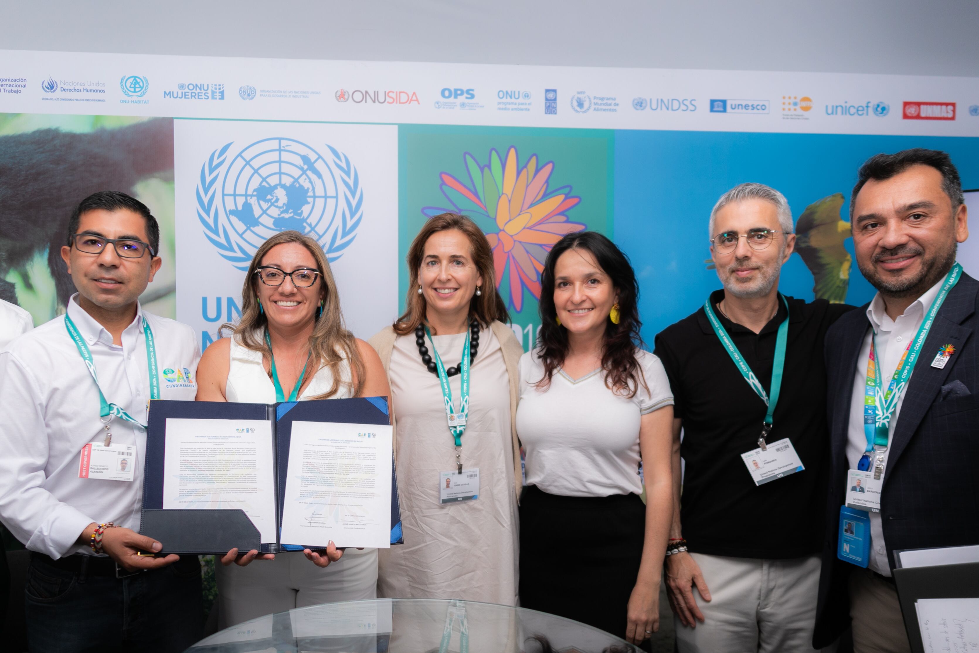 La firma de este importante convenio se dio en el marco de la COP16