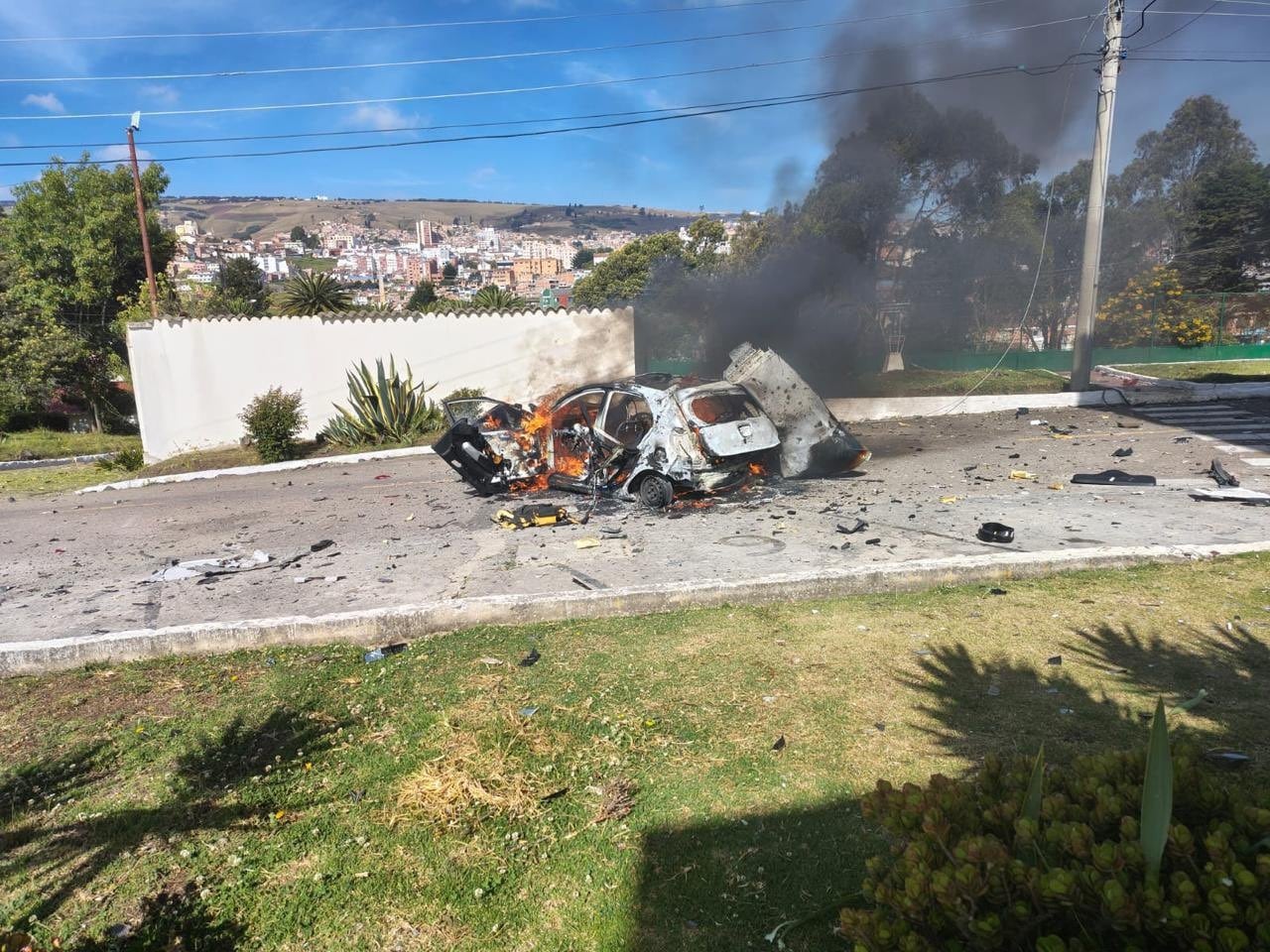 Pánico en Tunja por atentado terrorista contra el Batallón Bolívar