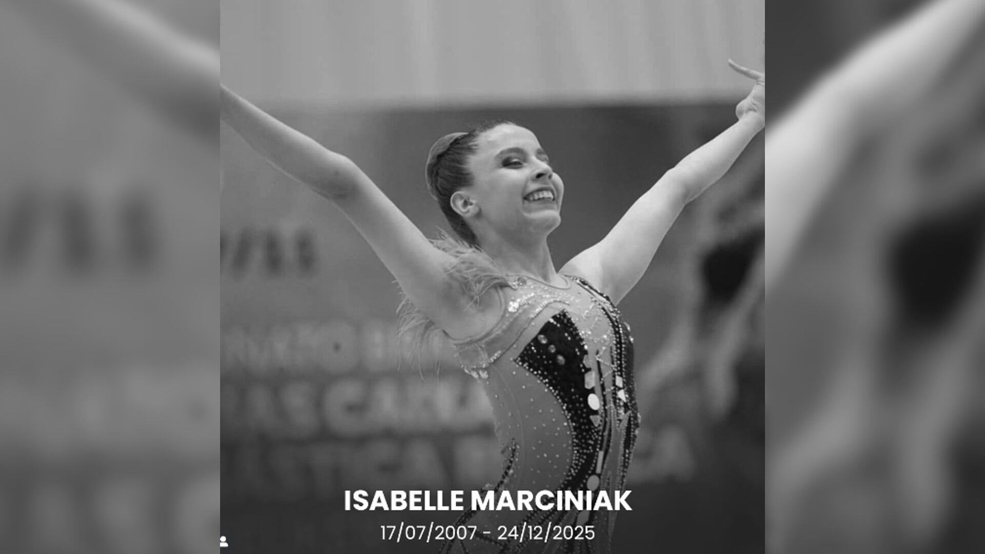 La gimnasta Isabelle Marciniak falleció este 24 de diciembre