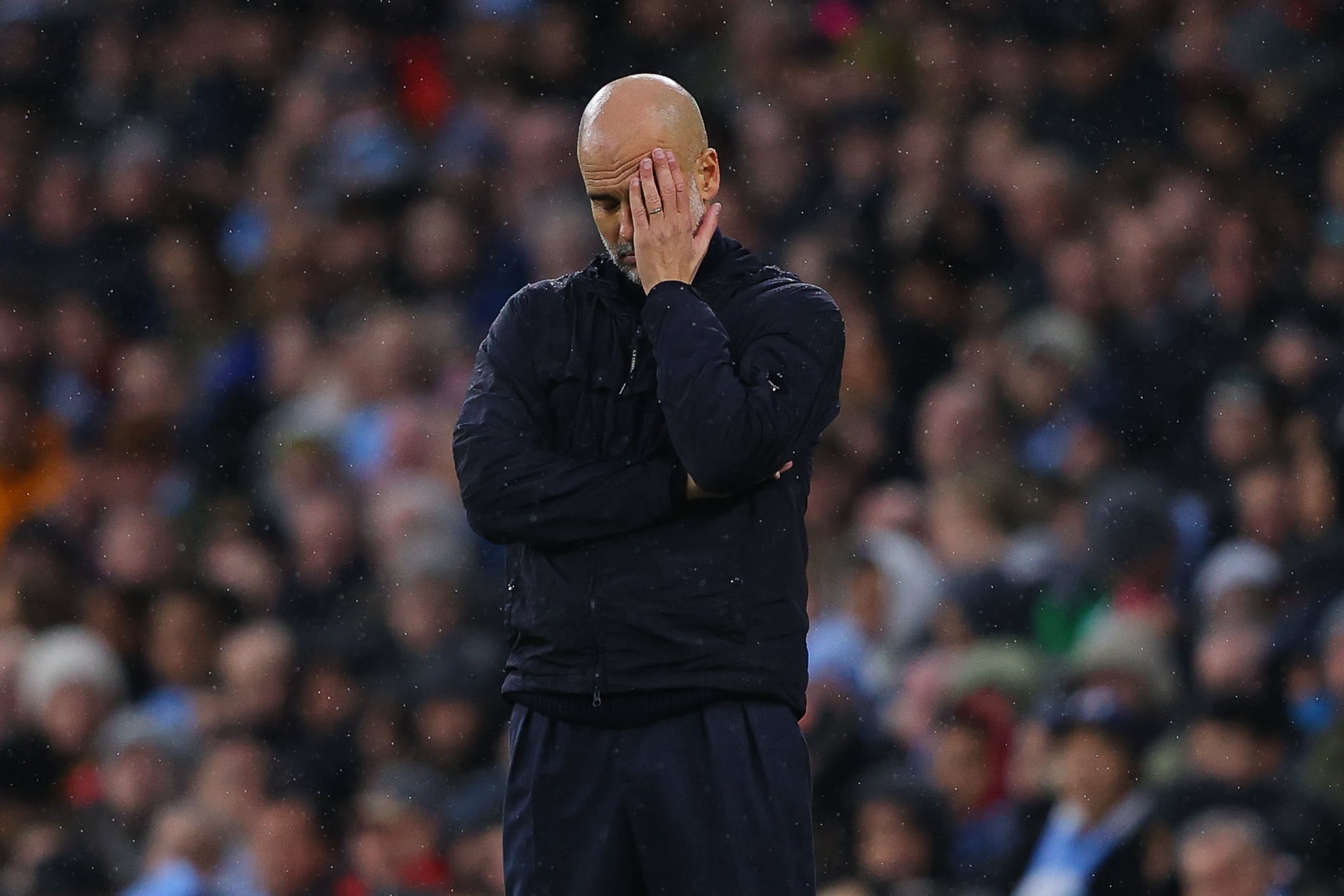 Guardiola, preocupado por la crisis del Manchester City.