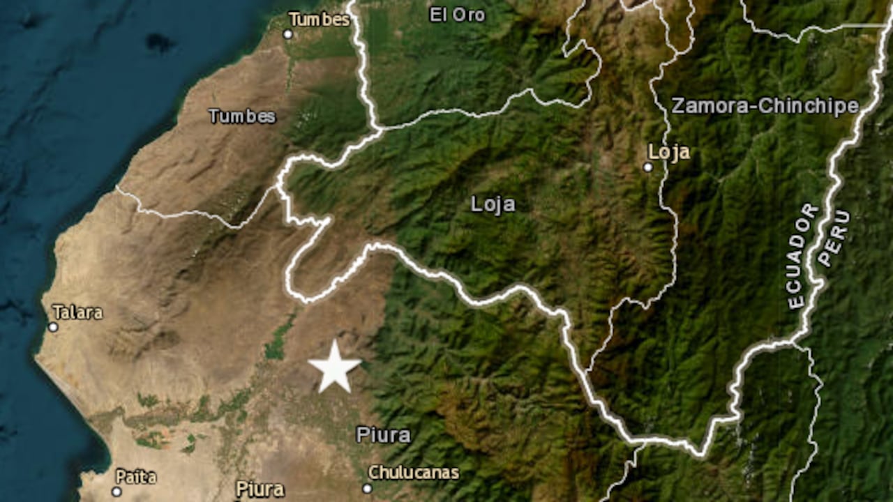 Uno de los sismos presentados en Perú tuvo lugar en Piura