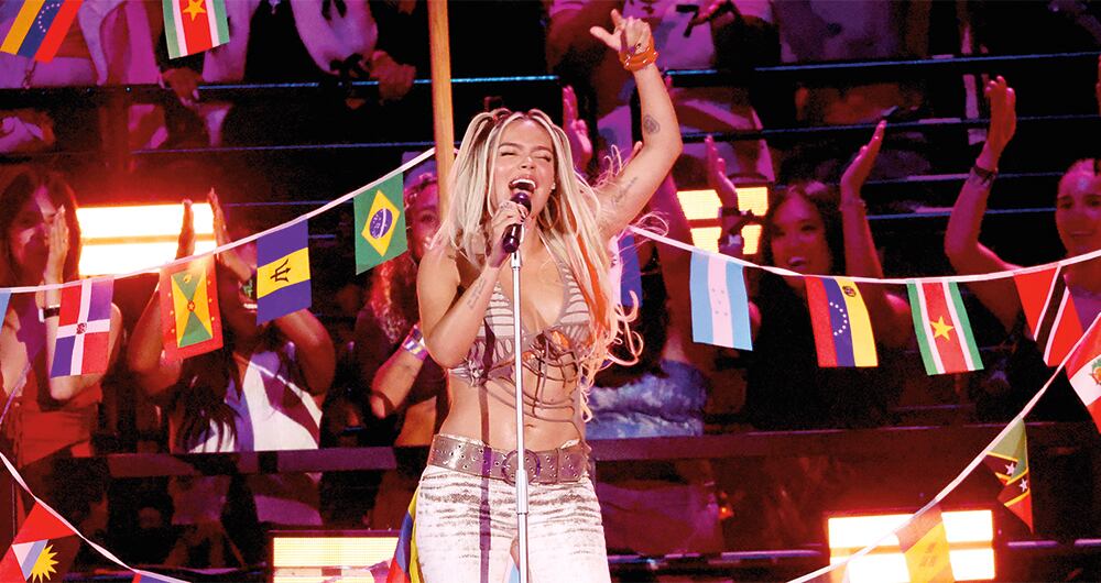 Karol G, cantante colombiana.