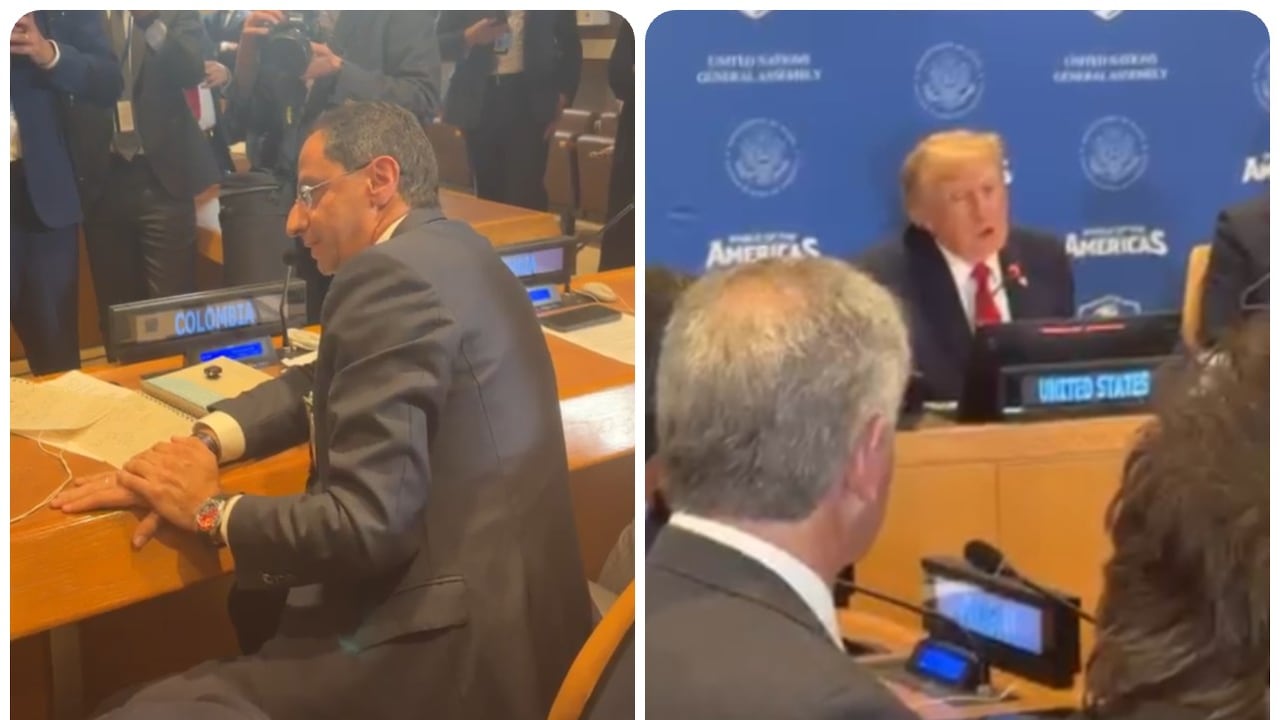 José Manuel Restrepo y Donald Trump