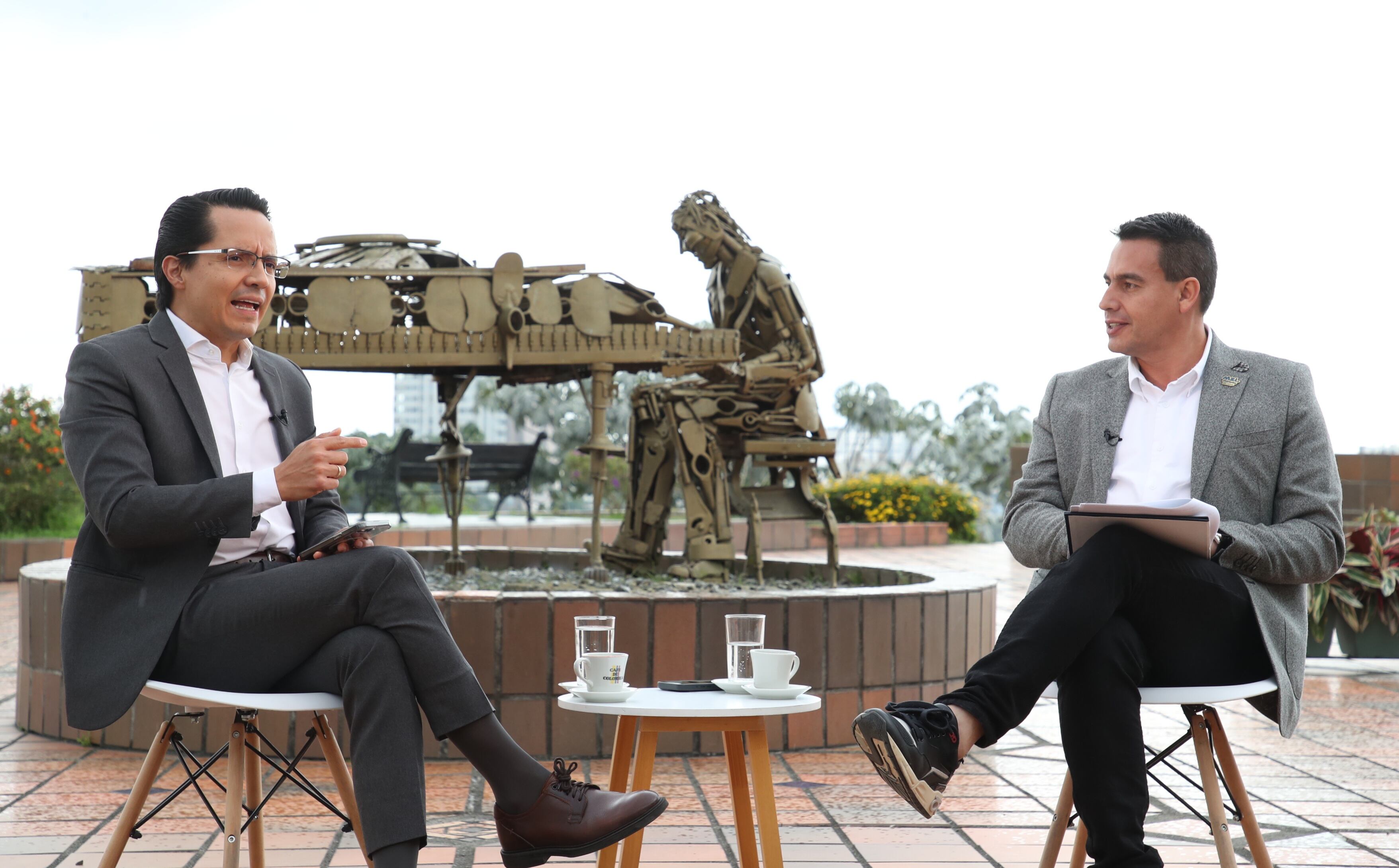El Debate, Yesid Lancheros, director de Semana, entrevista a  Jorge Eduardo Rojas, alcalde de Manizales.