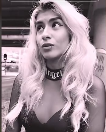 La imitadora de la famosa cantante le dice que mientras estaba cantando, un carro pasó por encima de su bafle y lo dañó totalmente.