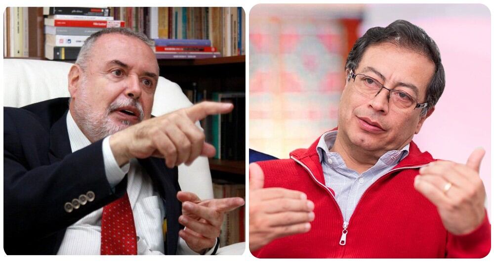 Gilberto Tobón y Gustavo Petro.