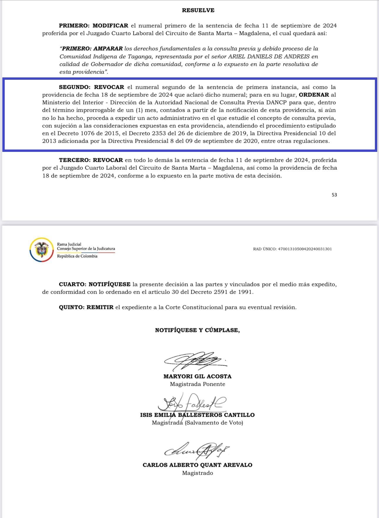 Tribunal de Santa Marta deja en firme la perforación del pozo Uchuva 2 de Ecopetrol