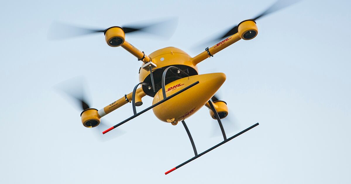 Este es el dron con el que DHL espera comenzar sus envíos en otros países.