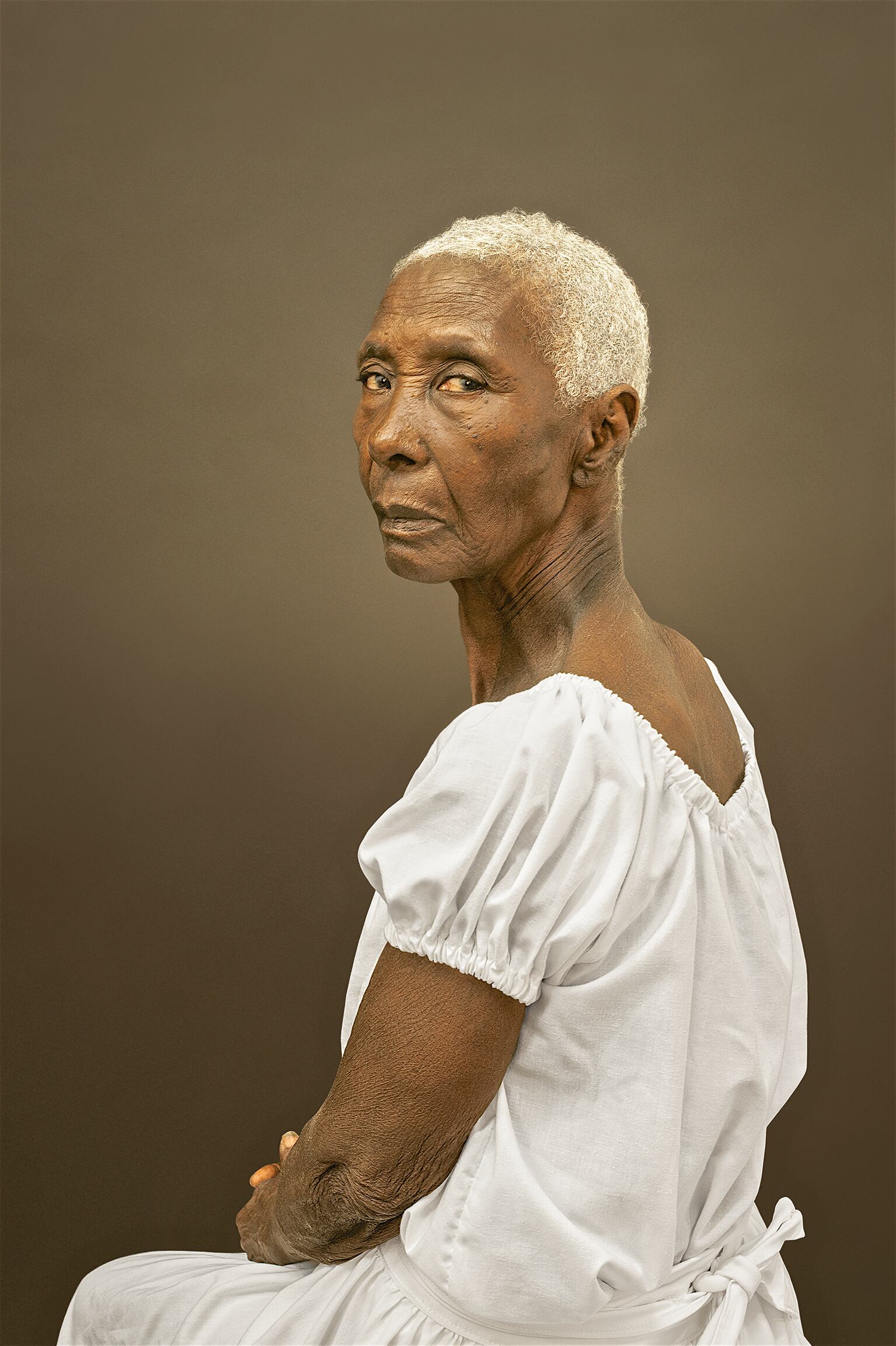 Dominga, de la obra Tejiendo calle de la artista Ruby Rumié.