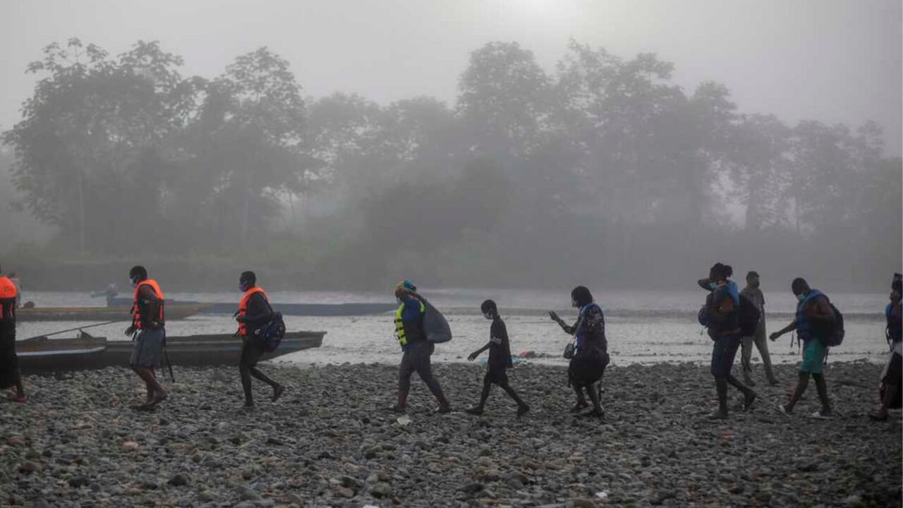 Las travesías a las que se ven sometidos los migrantes son extremas por esta zona fronteriza entre Colombia y Panamá.