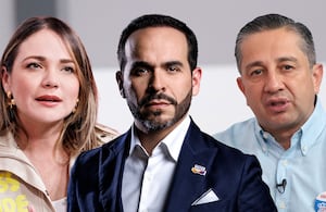 Carolina Arbeláez, Abelardo de la Espriella y Julio César Triana