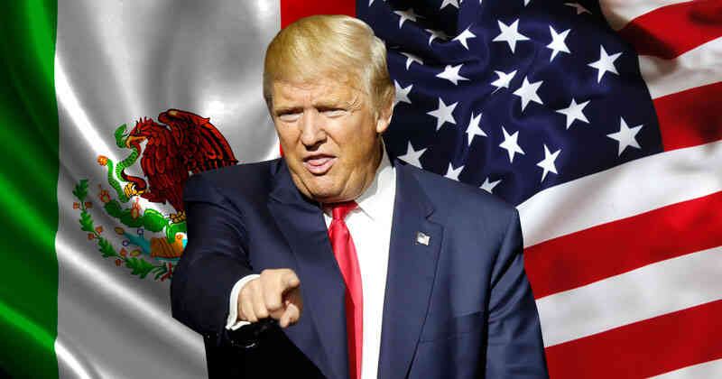 Donald Trump en su campaña anunció mayores aranceles a México, del 25%, si no detiene la inmigración ilegal.