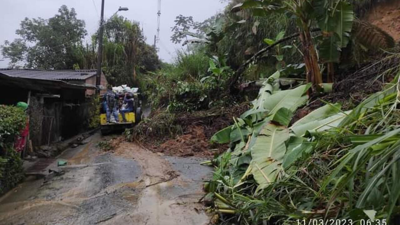 Desde este lunes 13 y hasta el miércoles 15 de marzo habrá cierres totales en la vía Pensilvania - Arboleda, al oriente de Caldas
