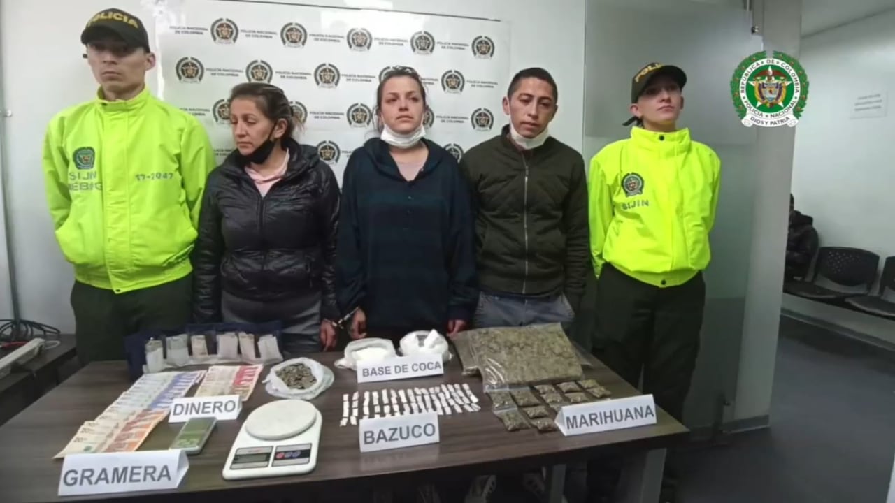 Familia se dedicaba al microtráfico en Bogotá