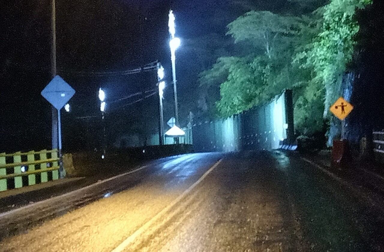 Cierre vía Bogotá - Villavicencio.