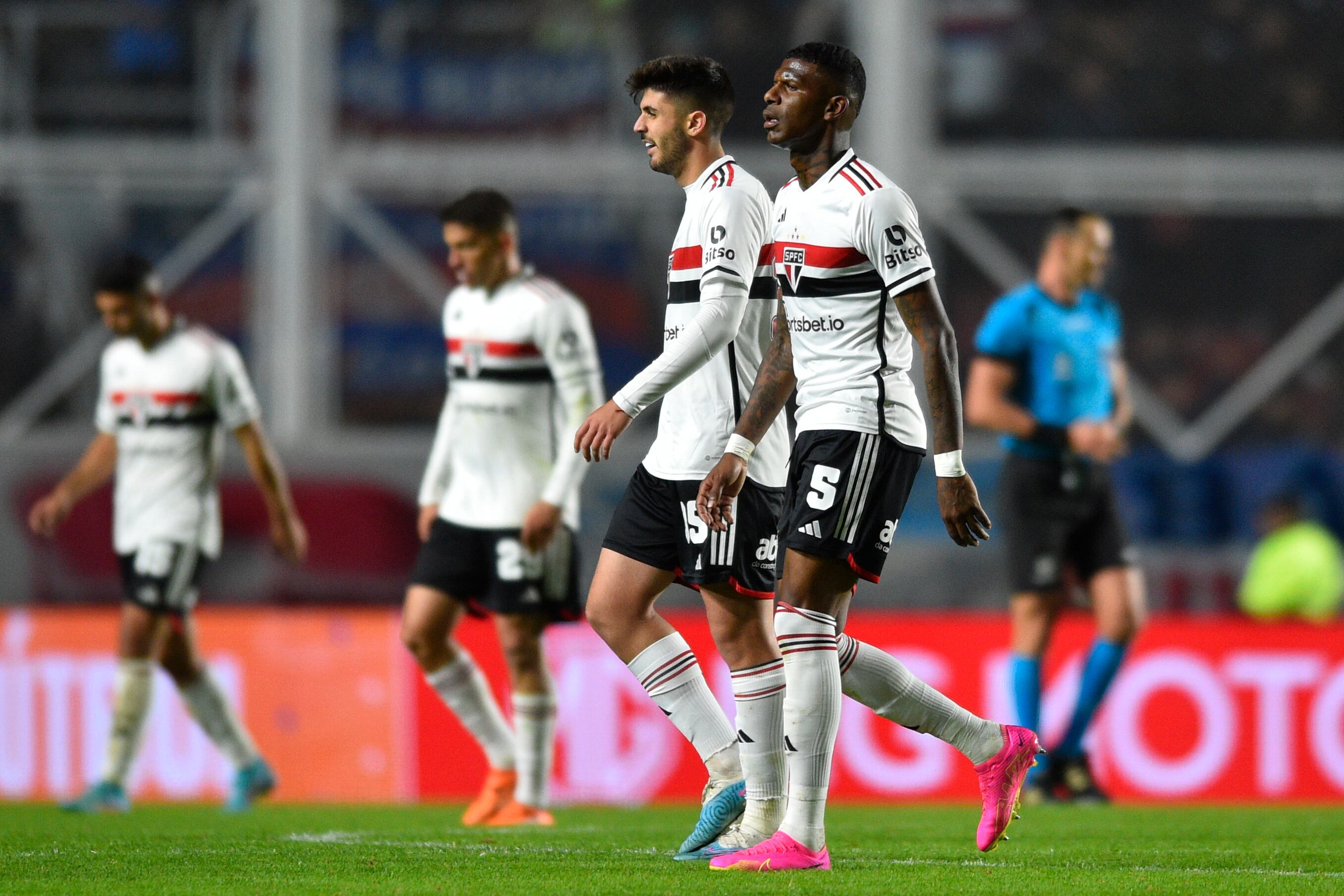Sao Paulo vs San Lorenzo - juego de ida de los octavos de final en Sudamericana.