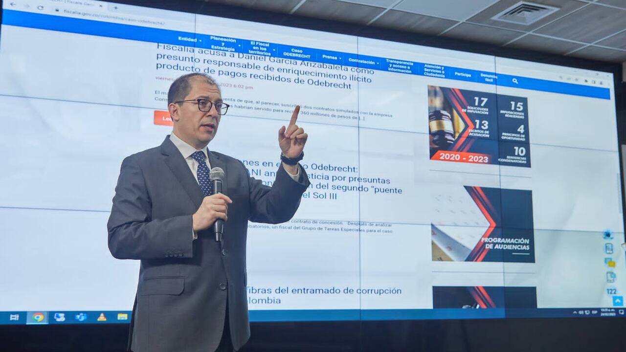 El fiscal General, Francisco Barbosa, anunció nuevas imputaciones por el caso Odebrecht.