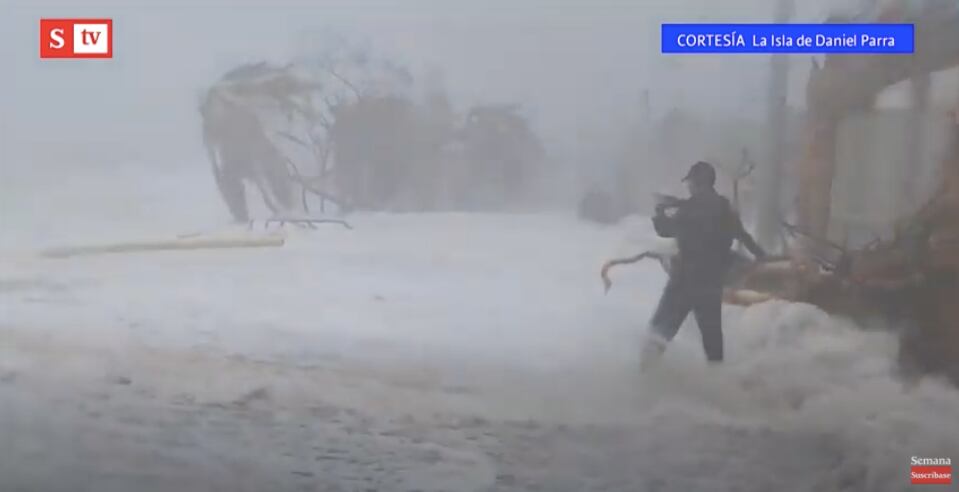 Huracán Iota en San Andrés