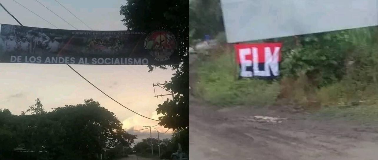Elementos del ELN en Morales, sur de Bolívar.