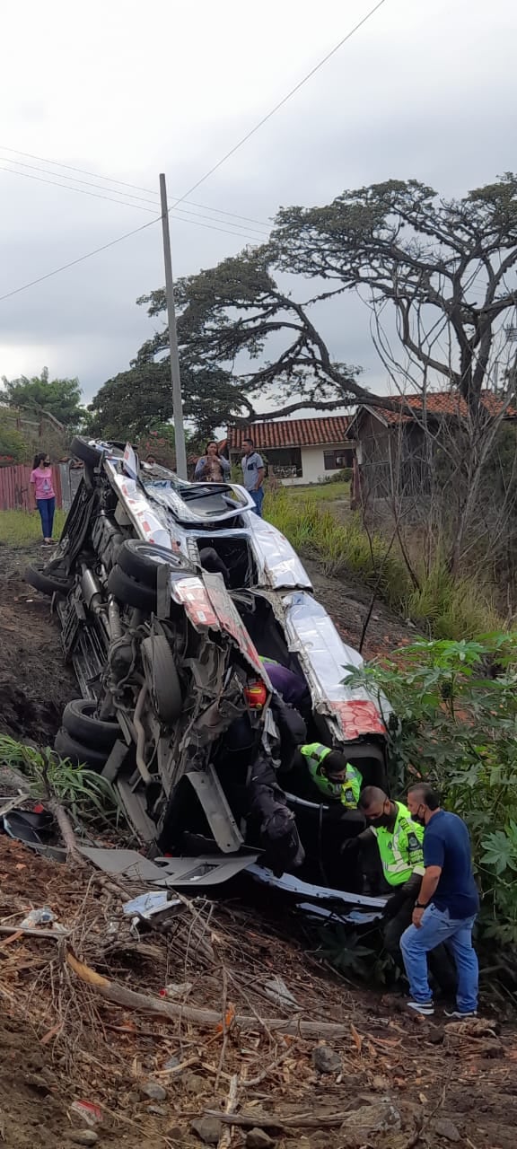 Accidente en la vía Vijes- Yotoco