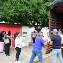 En el punto de acopio se han recibido más de 79.500 ayudas humanitarias.