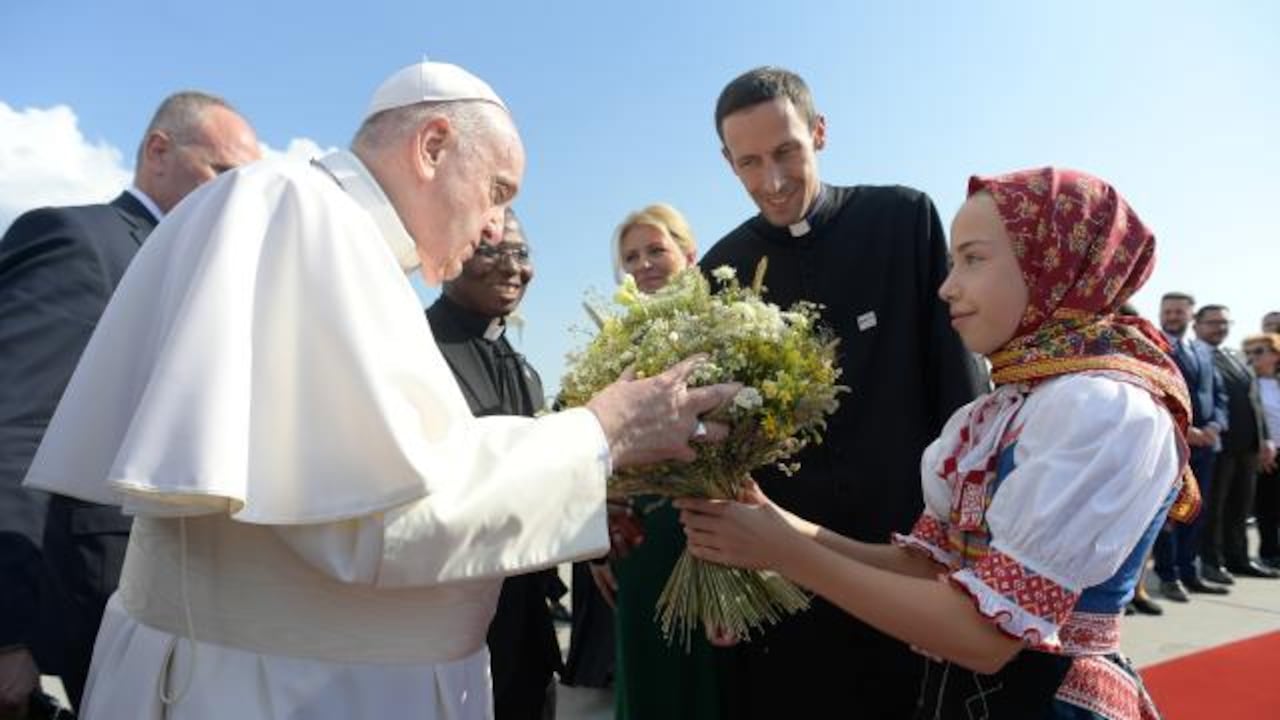 Papa Francisco en Eslovaquia.