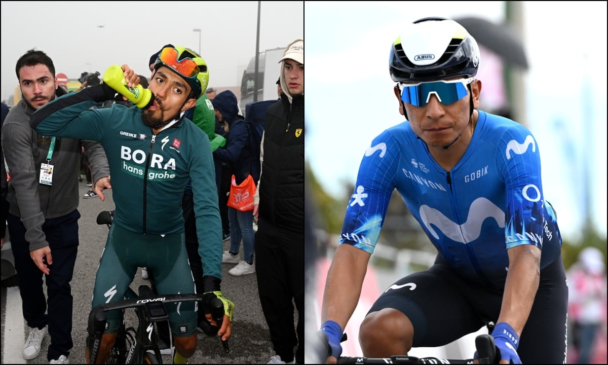 Daniel Felipe Martínez y Nairo Quintana