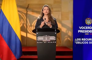 La secretaria de Transparencia de la Presidencia de la República, Cristina Lombana.