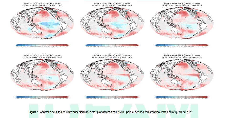 El pronóstico del fenómeno de El Niño y la Niña para el primer semestre del 2023