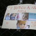 El pasado 30 de marzo, en un plantón para la defensa de la niñez se vieron varias pancartas en las que se pedía encontrar a Sara Sofía.
