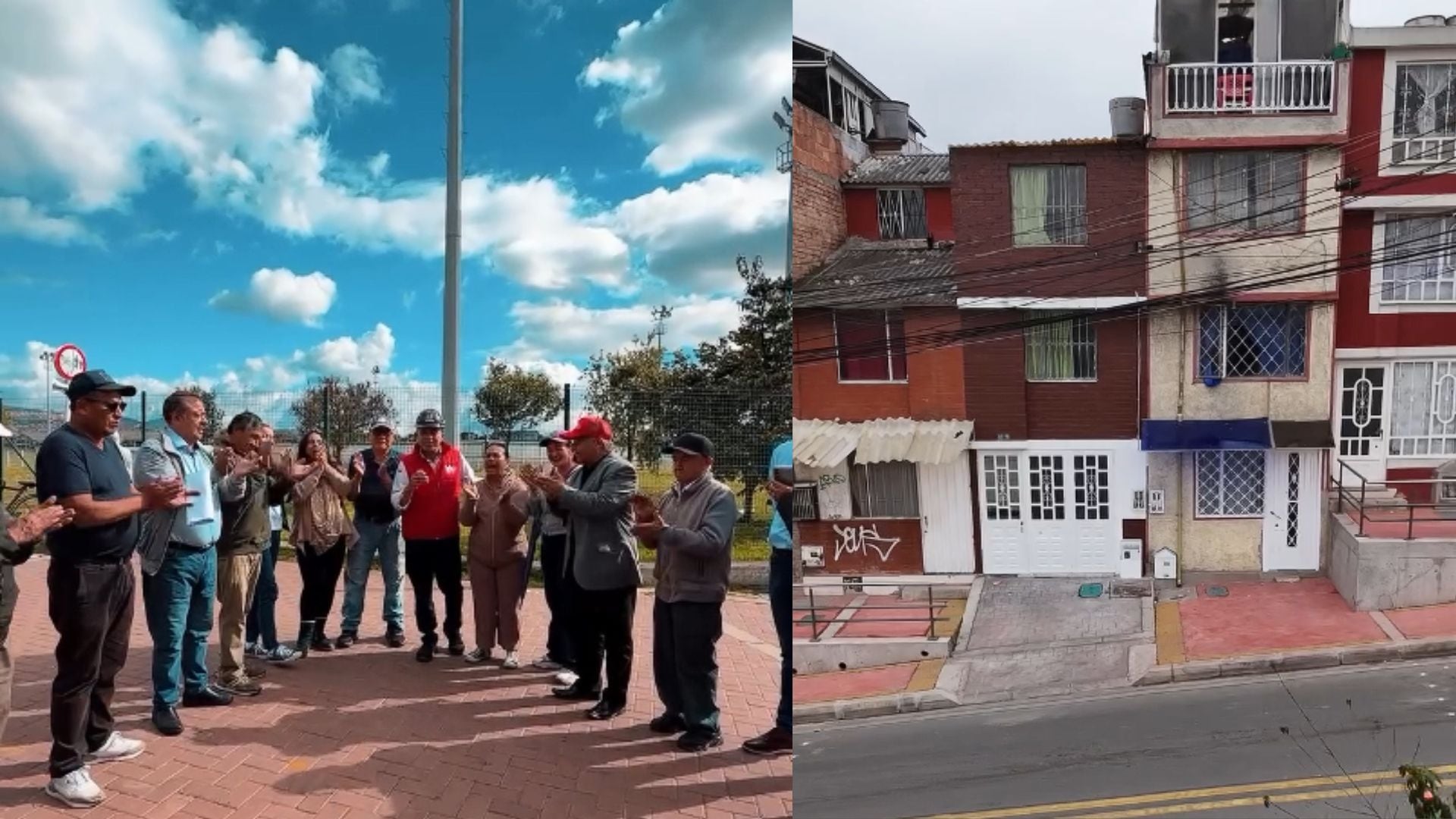El director del IDU, Orlando Molano, recorrió las obras entregadas alrededor del parque Gilma Jiménez junto a autoridades distritales tras varios años de retrasos en el proyecto.