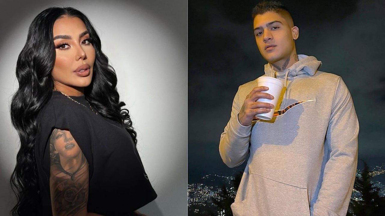 Marcela Reyes y su expareja B king, el cantante que desapareció en México.