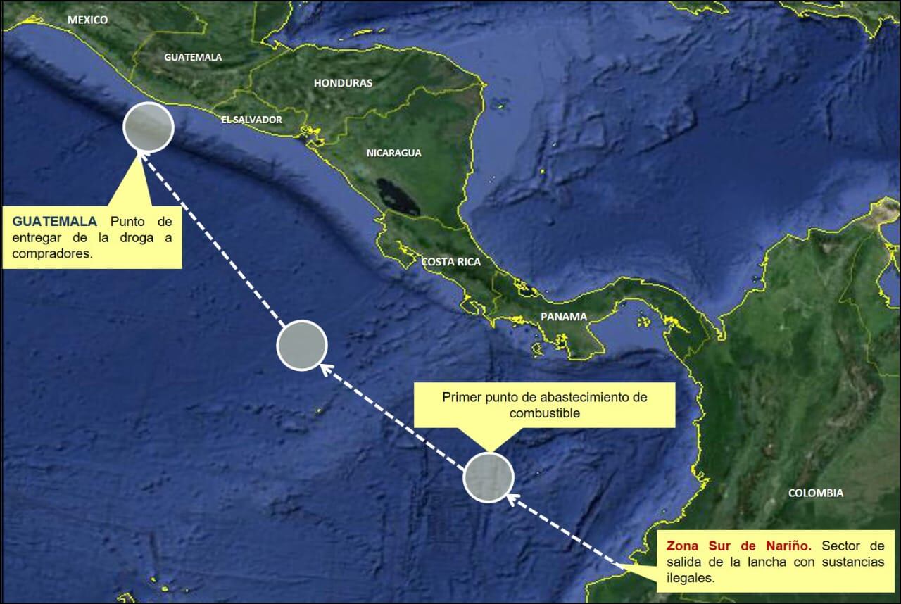 Estas eran las rutas que usaban los hermanos Rovis Valderrama, según la Dijin, para sus actividades de narcotráfico.