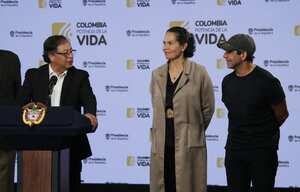 Gustavo Petro
Alex Char
Alvaro Leyva
Eduardo Verano de la Rosa.
ministra del Deporte Astrid Rodríguez
Enero 9 2024