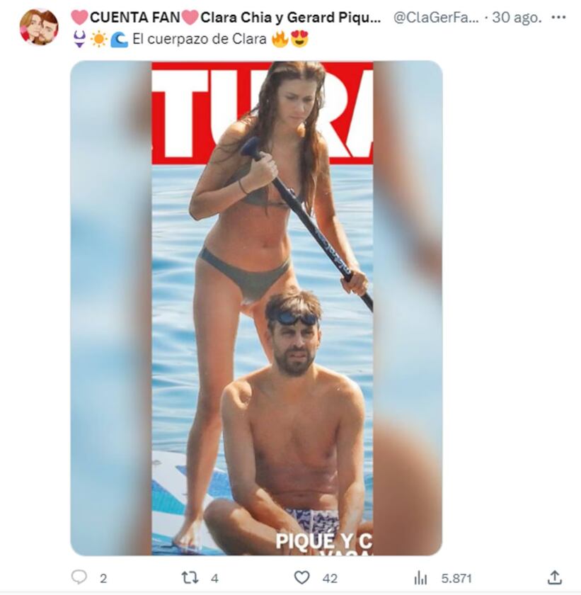 Nuevo apodo de Clara Chía y Gerard Piqué.