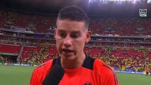 El colombiano se mostró disgustado por las decisiones del juez central.