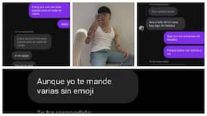 Supuestos chats de Juan Felipe Rincón con menor de edad.