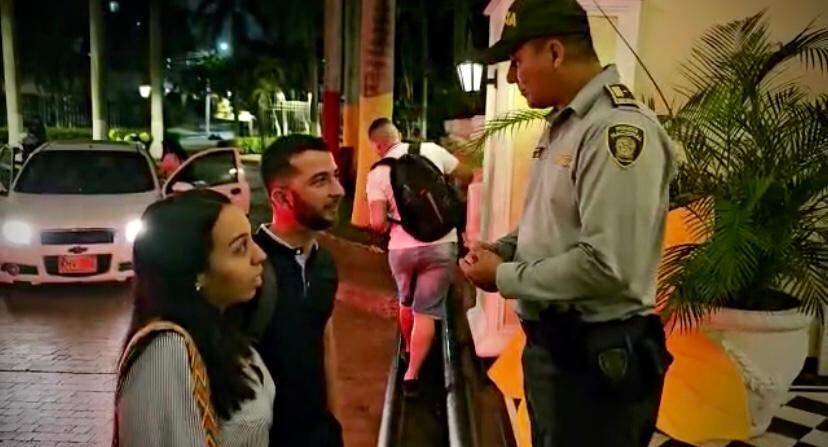 Policía realiza actividades de Control y prevención en hoteles de la ciudad