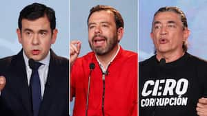 Rodrigo Lara, Carlos Fernando Galán y Gustavo Bolívar