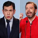 Rodrigo Lara, Carlos Fernando Galán y Gustavo Bolívar